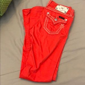 Coral Miss Me jeans